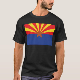 T-shirt Drapeau d'état de l'Arizona