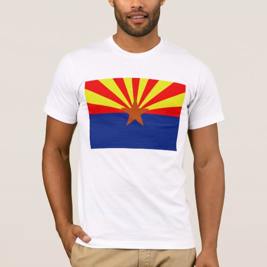 T-shirt Drapeau d'état de l'Arizona (Devant)