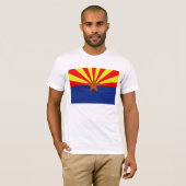 T-shirt Drapeau d'état de l'Arizona (Devant entier)