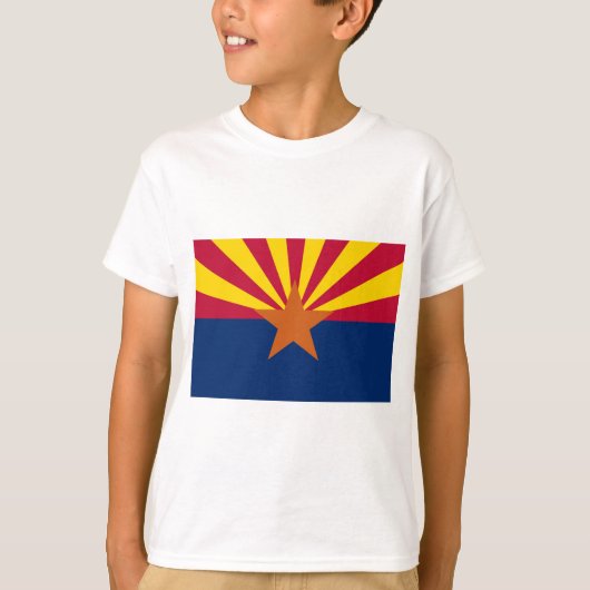 T-shirt Drapeau d'État de l'Arizona (Devant)