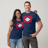 T-shirt Drapeau d'État de l'Arkansas (Unisexe)