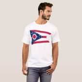 T-shirt Drapeau d'état de l'Ohio (Devant entier)