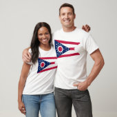 T-shirt Drapeau d'état de l'Ohio (Unisexe)