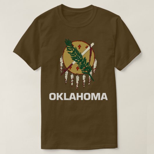 T-shirt Drapeau d'État de l'Oklahoma (Design devant)