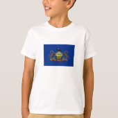 T-shirt Drapeau d'État de Pennsylvanie (Devant)