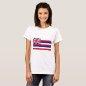 T-shirt Drapeau d'état d'Hawaï (Devant entier)