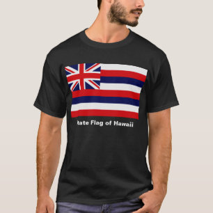 T-shirt Drapeau d'État d'Hawaii
