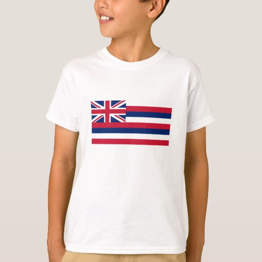 T-shirt Drapeau d'État d'Hawaii (Devant)