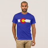 T-shirt Drapeau d'état du Colorado (Devant entier)