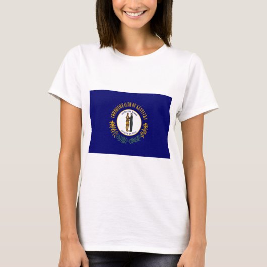 T-shirt Drapeau d'État du Kentucky (Devant)