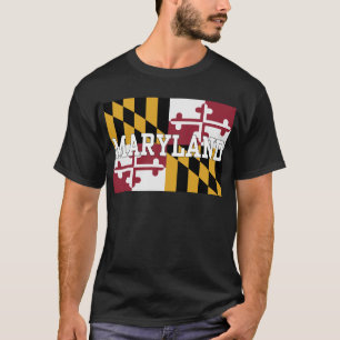 T-shirt Drapeau d'état du Maryland