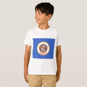 T-shirt Drapeau d'État du Minnesota (Devant entier)