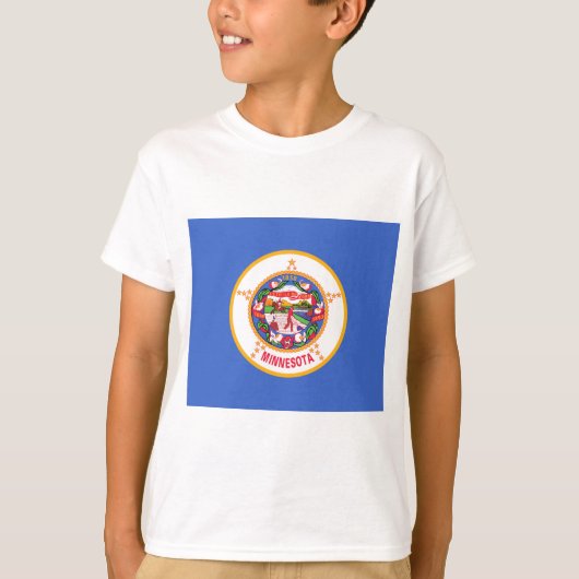 T-shirt Drapeau d'État du Minnesota (Devant)