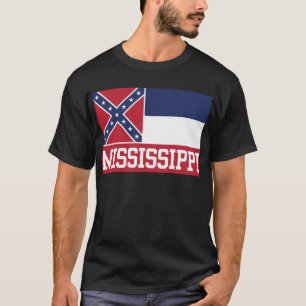 T-shirt Drapeau d'état du Mississippi