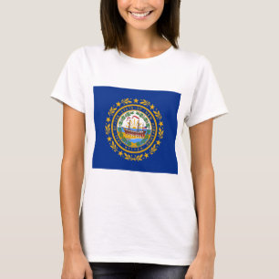 T-shirt Drapeau d'Etat du New Hampshire