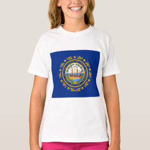 T-shirt Drapeau d'Etat du New Hampshire