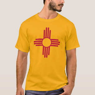 T-shirt Drapeau d'état du Nouveau Mexique
