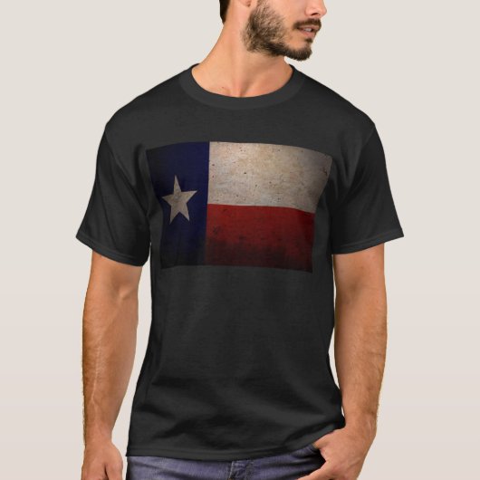 T-shirt Drapeau d'état du Texas (Devant)