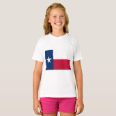 T-shirt Drapeau d'État texan (Texas) (Devant entier)