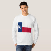T-shirt Drapeau d'État texan (Texas) (Devant entier)
