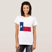 T-shirt Drapeau d'État texan (Texas) (Devant entier)