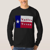 T-shirt Drapeau d'étoile solitaire texane (Devant)