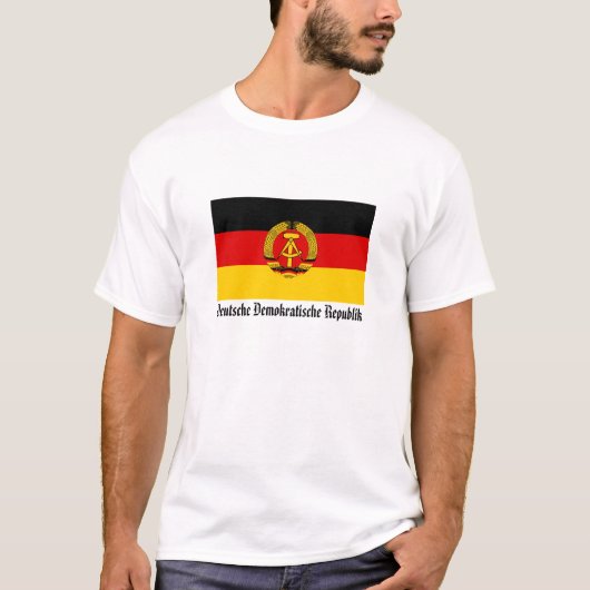 T-shirt Drapeau Deutsche Demokratische Republik de (Devant)