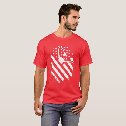 T-shirt Drapeau d'expéditeur (Devant entier)