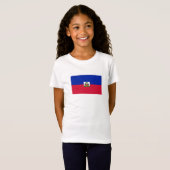 T-Shirt Drapeau d'Haïti (Devant entier)