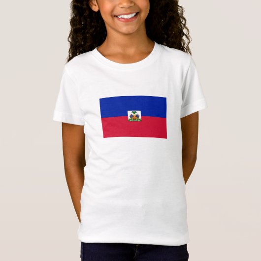 T-Shirt Drapeau d'Haïti (Devant)