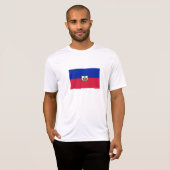 T-shirt Drapeau d'Haïti (Devant entier)
