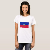 T-shirt Drapeau d'Haïti (Devant entier)