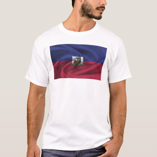 T-shirt Drapeau D'Haïti (Devant)