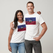 T-shirt Drapeau D'Haïti (Unisexe)