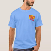 T-shirt Drapeau d'Ibiza, ESPAGNE (Devant)