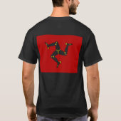 T-shirt Drapeau d'île de Man (Dos)