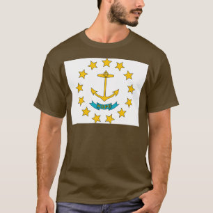 T-shirt Drapeau d'Île de Rhode