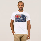 T-shirt Drapeau d'îles Cook (Devant entier)