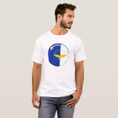 T-shirt Drapeau d'îles des Açores (Devant entier)