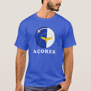 T-shirt Drapeau d'îles des Açores