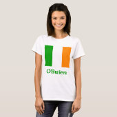 T-shirt Drapeau d'Irlandais d'O'Brien (Devant entier)
