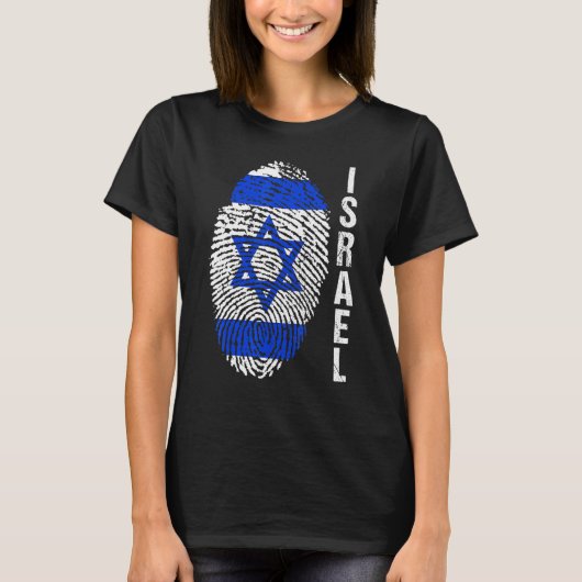 T-shirt Drapeau d'Israël (Devant)