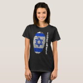T-shirt Drapeau d'Israël (Devant entier)