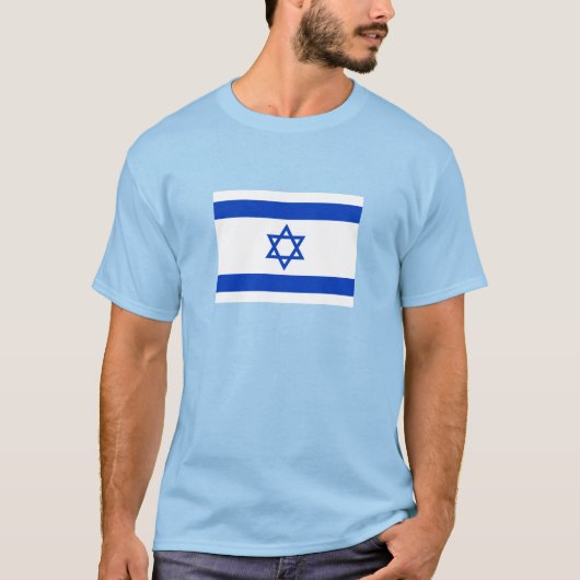 T-shirt Drapeau d'Israël (Devant)