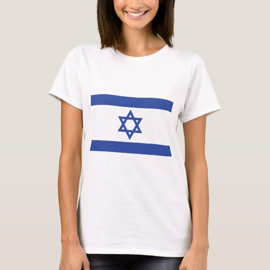 T-shirt Drapeau d'Israël (Devant)