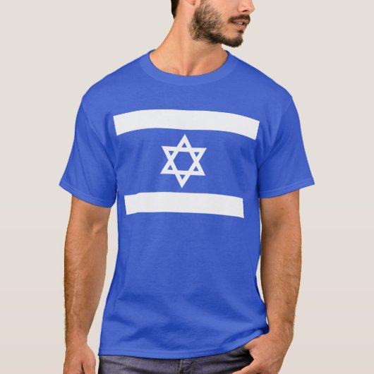 T-shirt Drapeau d'Israël (Devant)