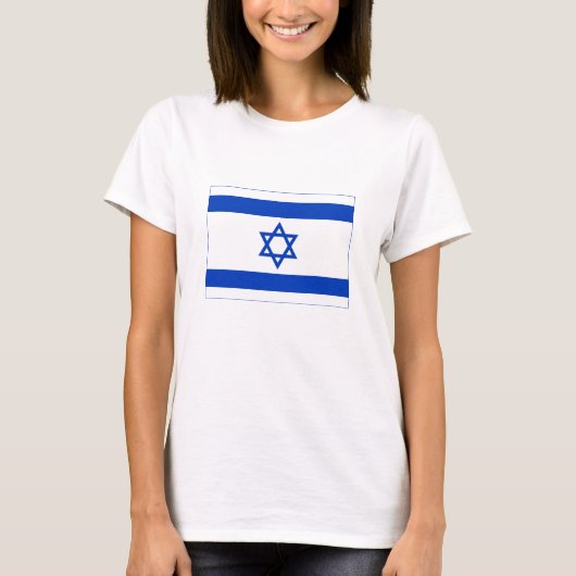 T-shirt Drapeau d'Israël (Devant)