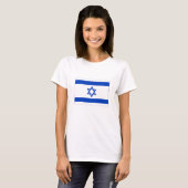 T-shirt Drapeau d'Israël (Devant entier)