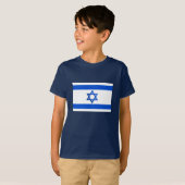 T-shirt Drapeau d'Israël (Devant entier)