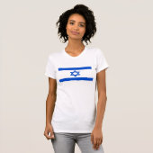 T-shirt Drapeau d'Israël (Devant entier)